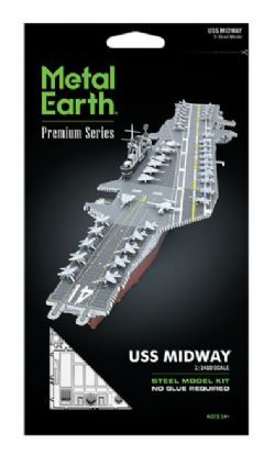 METAL EARTH PREMIUM SERIES - PORTE-AVIONS USS MIDWAY 2 FEUILLES